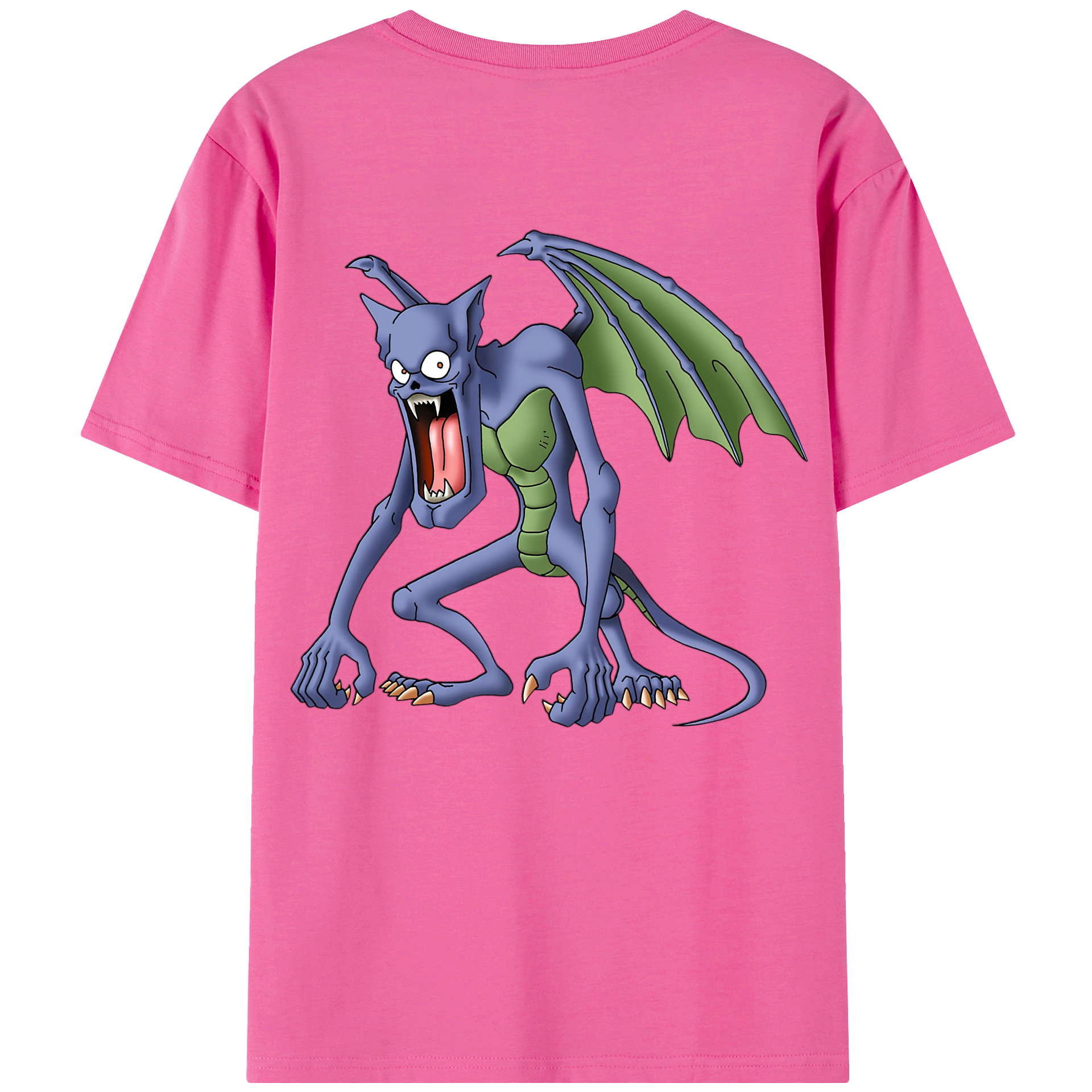 （画像用） ドラゴンクエスト Doragon Kuesuto Dragon Quest レディース半袖Tシャツ(バックプリント)